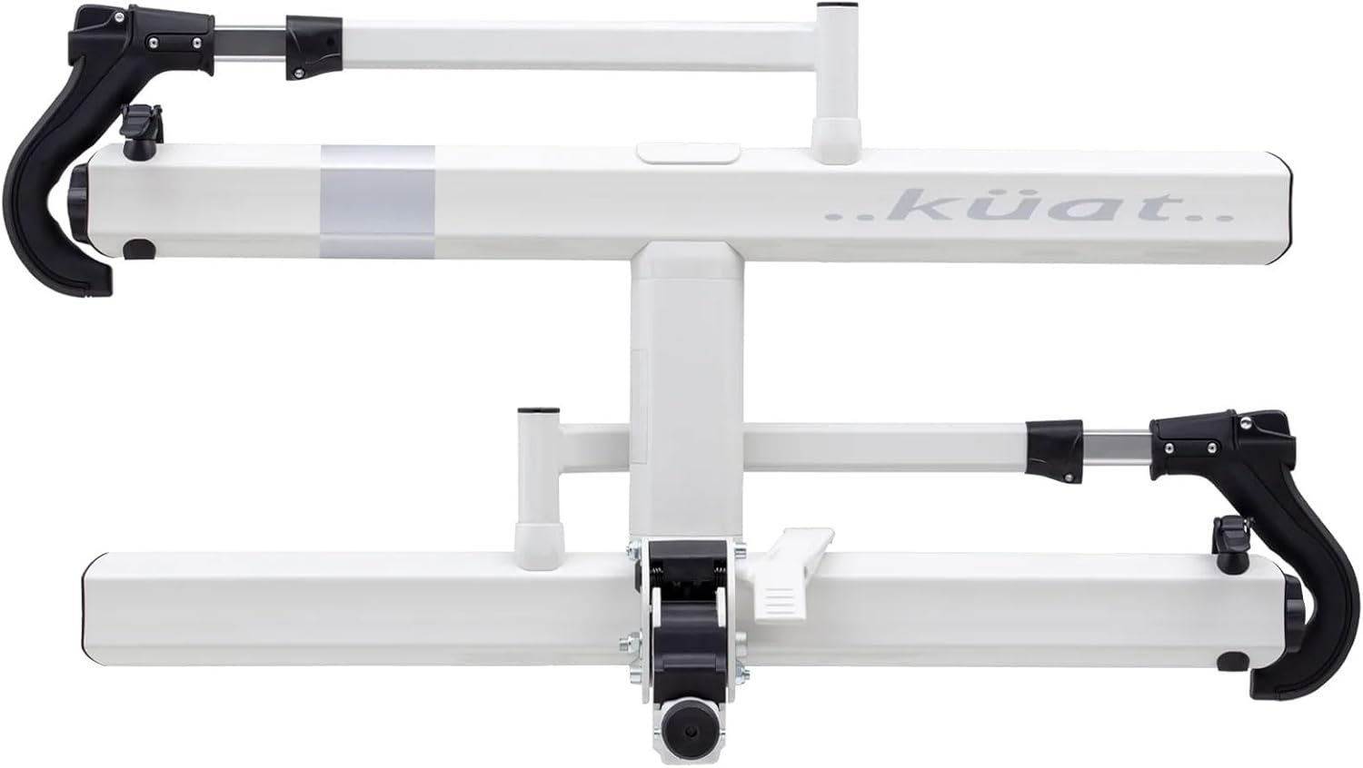 kuat sherpa 20 durable lightweight aluminum compact 2 bike transporting hitch rack with cable lock foldable tire cradles